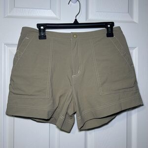 Alpine Design Utility Shorts Women's 10 Beige Nylon Stretch Hiking Outdoor NWOT